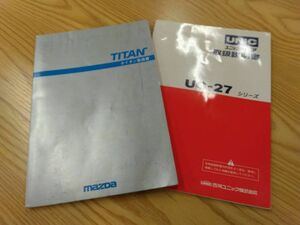 LP07-9948[ Fukuoka prefecture Fukuoka city departure ] owner manual Titan Unic ( used )