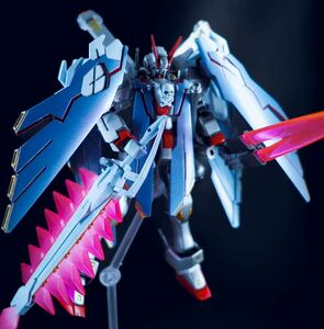Art hand Auction HG Crossbone Gundam X-0 Полностью тканевый окрашенный готовый продукт премиум-класса Bandai, характер, Гандам, Готовый продукт