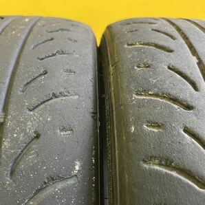 B 2022年製 バリ山 DUNLOP DIREZZA Z3 ZIII 165/55R14 2本 ディレッツァ ダンロップ 165/55-14 軽カーの画像4