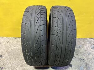 バリ山 2021年製 DUNLOP DIREZZA DZ101 155/55R14 ２本 ダンロップ ディレッツァ