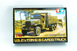  Tamiya 1/48 America 21/2 ton 6X6 cargo truck (MM No.48) inside sack unopened not yet constructed plastic model 