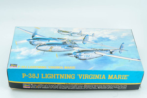  Hasegawa 1/48 P-38J lightning * bar jinia Marie ~ inside sack unopened not yet constructed plastic model outer box scratch equipped 