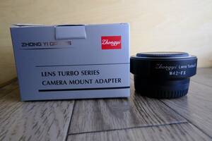 ★★極美・上物★★ 中一光学 Lens TurboⅡ M42→FX fujifilm マウントアダプター 出品極少の希少品です！！！富士フイルム