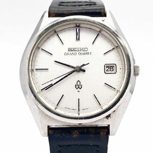 SEIKO セイコー 4842-8041 GRAND QUARTZ グランドクォーツ デイト メンズ 腕時計 alpひ0430