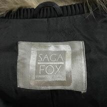 SAGA FOX サガフォックス シルバーフォックス ハーフコート フォックスコート セミロング サイズ11号 alp古0502_画像5