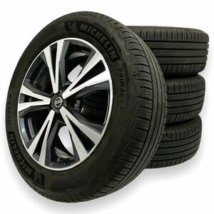 NISSAN 日産 T32 エクストレイル 20Xi 純正ホイール 18インチ MICHELIN PRIMACY SUV 225/60 R18 タイヤ 4本セット alpひ0511