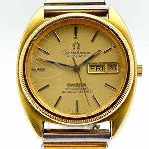 OMEGA Constellation CHRONOMETER Constellation 1021 Gold medal men's self-winding watch wristwatch alp plum 0425