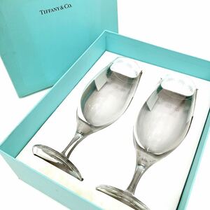 未使用保管品 Tiffany & Co. ティファニー ペアグラス ルミナス ピルスナー ワイングラス alpひ0524