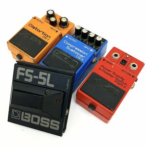 BOSS Boss effector etc. summarize CS-3/DS-1/PSM-5/FS-5L total 4 point sound equipment alp river 0425