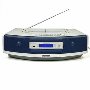 動作品 Panasonic パナソニック RX-ED50 CDダブルラジカセ ポータブルステレオ alp岩0523長