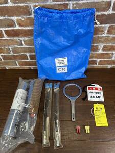 !! unused Komatsu Yumbo RX-306E accessory grease gun optional hose x2 other original tool etc.!!