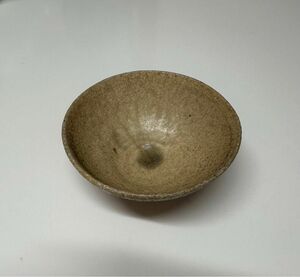 津軽烏城焼き　茶碗　今井理桂の自然釉桐箱付き