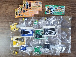  gachapon Len вяленое мясо Choujuu Sentai Liveman красный кроме 4 body комплект Pirate Squadron Gokaiger нестандартный возможно включение в покупку возможно 