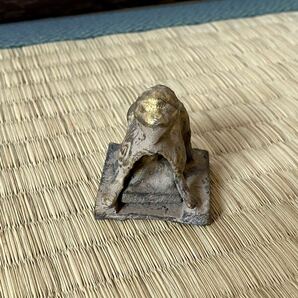中国美術 獅子印章 戰漢時代 銅印 親子印 母子獅 印材 印鑑 判子 入れ子式 骨董 時代物の画像2
