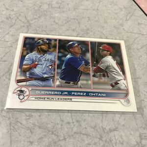 大谷翔平 TOPPS 2022 SERIES ONE #48 2021 アメリカンリーグ 熾烈なホームラン王争い SHOHEI OHTANI リアル二刀流 ゲレーロjr ペレス