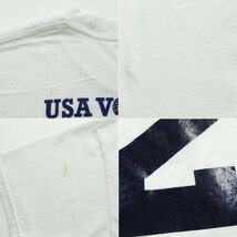 mizuno ミズノ 22 半袖 プリント Tシャツ USA VOLLEYBALL size XL #18891 送料360円 バレーボール ナンバリング ビッグシルエット_画像6