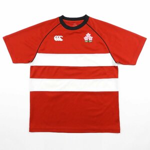 CANTERBURY カンタベリー ラグビー 日本代表 シャツ レッド Size L #18732 送料360円 アメカジ カジュアル スポーツウエア Tシャツ