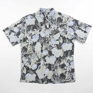 KAHALA カハラ 半袖シャツ 総柄 裏地使い Size M #18740 送料360円 アメカジ アロハ ハワイアン カジュアル