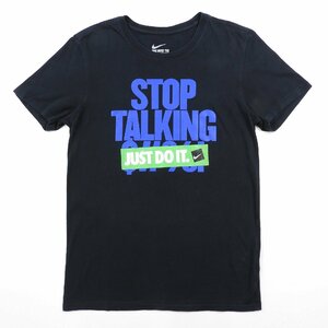 NIKE ナイキ 半袖Tシャツ STOP TALKING Size M #18815 アメカジ カジュアル スポーツウエア Tee