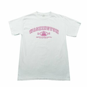 WASHINGTON DC ワシントンDC Tシャツ ホワイト Size S #18846 送料360円 アメカジ カジュアル Tee 白Tee