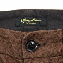 美品 DjangoAtour ジャンゴアトゥール D-AL-P05 リネンパンツ ブラウン size S #18867 リネン コットン_画像3