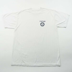 CAPTAIN Tシャツ ホワイト #18850 送料360円 キャプテン Tee 白T アメカジ カジュアル