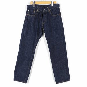 美品 濃紺 TCB JEANS ティーシービージーンズ 50's T モデル デニムパンツ Size 31 #18982 アメカジ ジーンズ ジーパン テーパード スリム