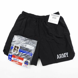 未使用 09年製 米軍 ARMY トレーニングショーツ ブラック size M #19153 送料360円 ミリタリー アメリカ軍 実物 ショートパンツ