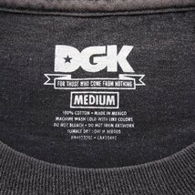 DGK 半袖Tシャツ スカル ブラック Size M #19200 送料360円 アメカジ カジュアル Tee_画像3