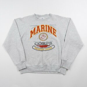 MARINE CORPS スウェット グレー Size M #19252 オールド アメカジ カジュアル ミリタリー スエット トレーナー