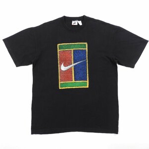 90's NIKE ナイキ 半袖Tシャツ ブラック #19213 送料360円 オールド アメカジ カジュアル ストリート Tee