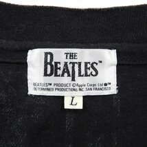 90's The Beatles ビートルズ all over バンド Tシャツ USA製 size L #19267 送料360円 オールド ロック アメリカ製 米国製 プリント_画像3