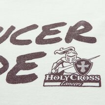 HOLY CROSS LANCERS 半袖 プリント Tシャツ size L #18895 送料360円 LANCER PRIDE ホーリークロス ランサーズ カレッジ アメカジ 古着_画像4