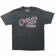 CARLOS 半袖Tシャツ ブラック Size L #19108 送料360円 アメカジ カジュアル バイク バイカー Tee_画像1