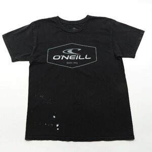 ONEILL オニール 半袖 Tシャツ ブラック size M #19139 送料360円 O'NEILL サーフ アメカジ ロゴ プリント