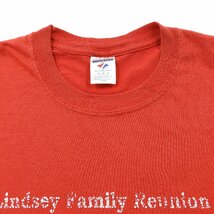 JERZEES ジャージーズ 半袖 プリント Tシャツ Lindsey Family Reunion size XL #19082 送料360円 アメカジ 古着_画像6