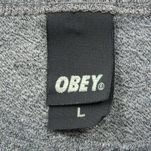 OBEY オベイ 半袖Tシャツ グレー Size L #19130 送料360円 アメカジ カジュアル_画像3