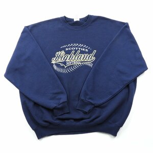 Highland SOFTBALL スウェットシャツ ネイビー Size M #19464 JERZEES ジャージーズ アメカジ カジュアル スエット トレーナー