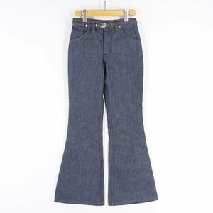  dead 70's MAVERICKma- Berik 6G13 Denim pants flair size 14 #19600 Vintage Vintage American Casual jeans 