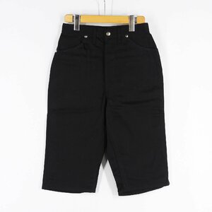 デッド 60's マーベリック ニーパンツ KNEE PANTS 斜めベル ブラック レディース size 13/14 #19598 MAVERICK ビンテージ ハーフパンツ