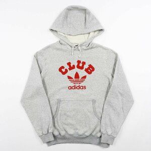 80's club adidas クラブ アディダス スウェットパーカー デサント物 size L #19714 ヴィンテージ ビンテージ アメカジ トレフォイル ロゴ