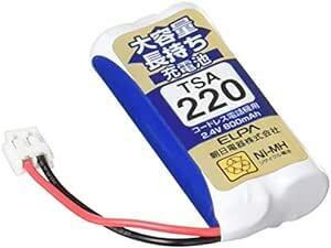 エルパ(ELPA) 大容量長持ち充電池 パイオニア他同等品 2.4V 800mAh ニッケル水素充電池 TSA-220