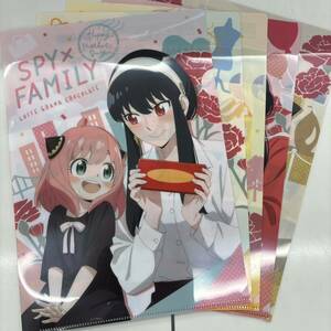  new goods SPY×FAMILY clear file 5 kind only set Spy Family Lawson ga-na collaboration campaign a-nyayoru