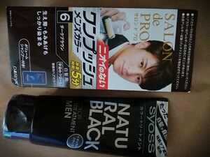 サイオス カラートリートメントFOR MEN 【ナチュラルブラック】サロン ド プロ ワンプッシュメンズカラー（白髪用）【ダークブラウン】