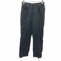 LAUREN JEANS CO. デニムパンツ W30 ラルフローレン レディース ブラック コットン 古着卸 アメリカ仕入 2405-446_画像1