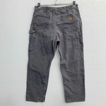 Carhartt ワークパンツ W35 カーハート ダブルニー ペインターパンツ グレー 古着卸 アメリカ仕入 2405-629_画像4