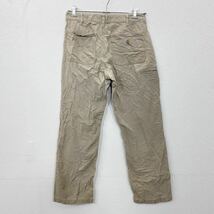 Carhartt ワークパンツ W32 カーハート ベージュ コットン メキシコ製 リラックスフィット 古着卸 アメリカ仕入 2405-673_画像4