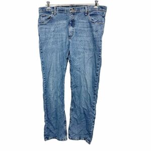 Wrangler デニムパンツ W38 ラングラー ビッグサイズ ブルー メキシコ製 古着卸 アメリカ仕入 2405-836