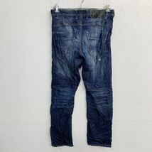 JACK & JONES デニム ワークパンツ W34 ジャックアンドジョーンズ ボタンフライ インディゴ 古着卸 アメリカ仕入 2405-782_画像5