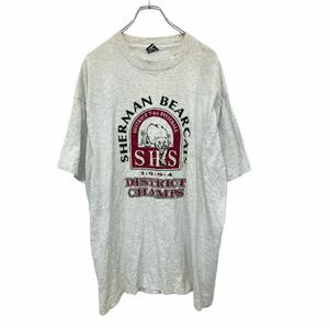 FRUIT OF THE LOOM 半袖 プリント Tシャツ XXLサイズ フルーツオブザルーム ビッグサイズ ホワイト USA製 古着卸 アメリカ仕入 t2405-3105